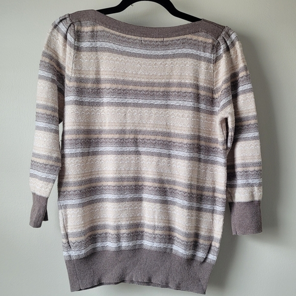 🍁THE LIMITED Vintage Sweater multi-tonal women's medium - Picture 9 of 9